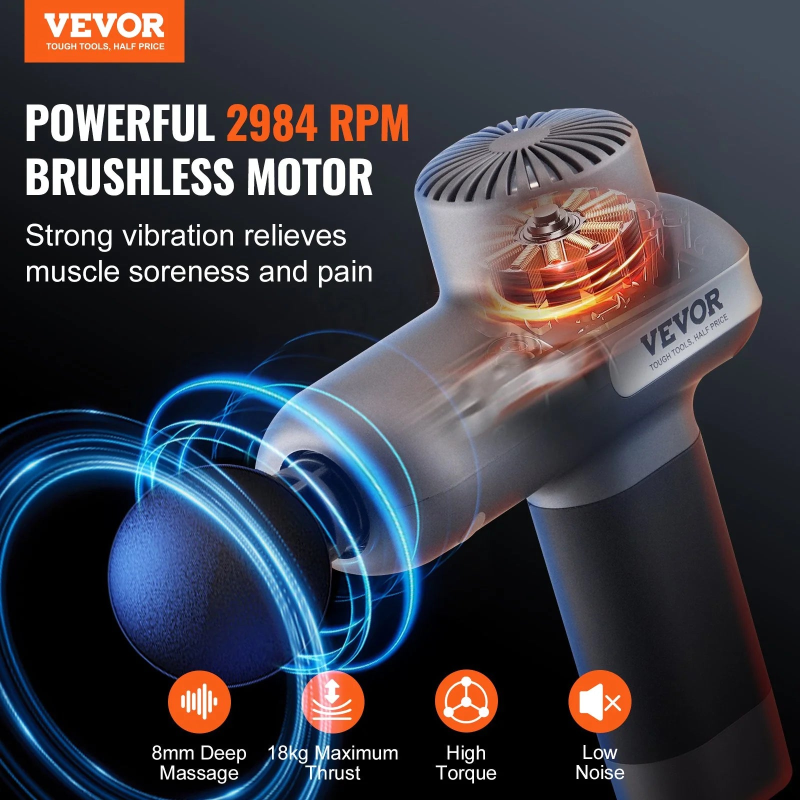 VEVOR Professional Deep Tissue Massage Gun